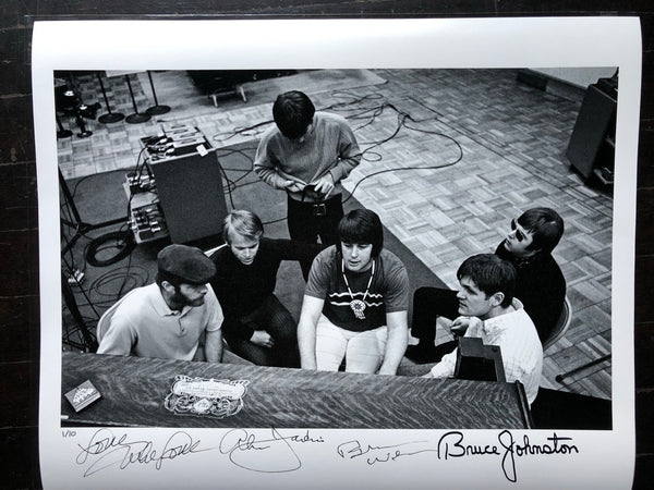 CO-SIGNED LIMITED EDITION PRINT Rehearsing Good Vibrations
